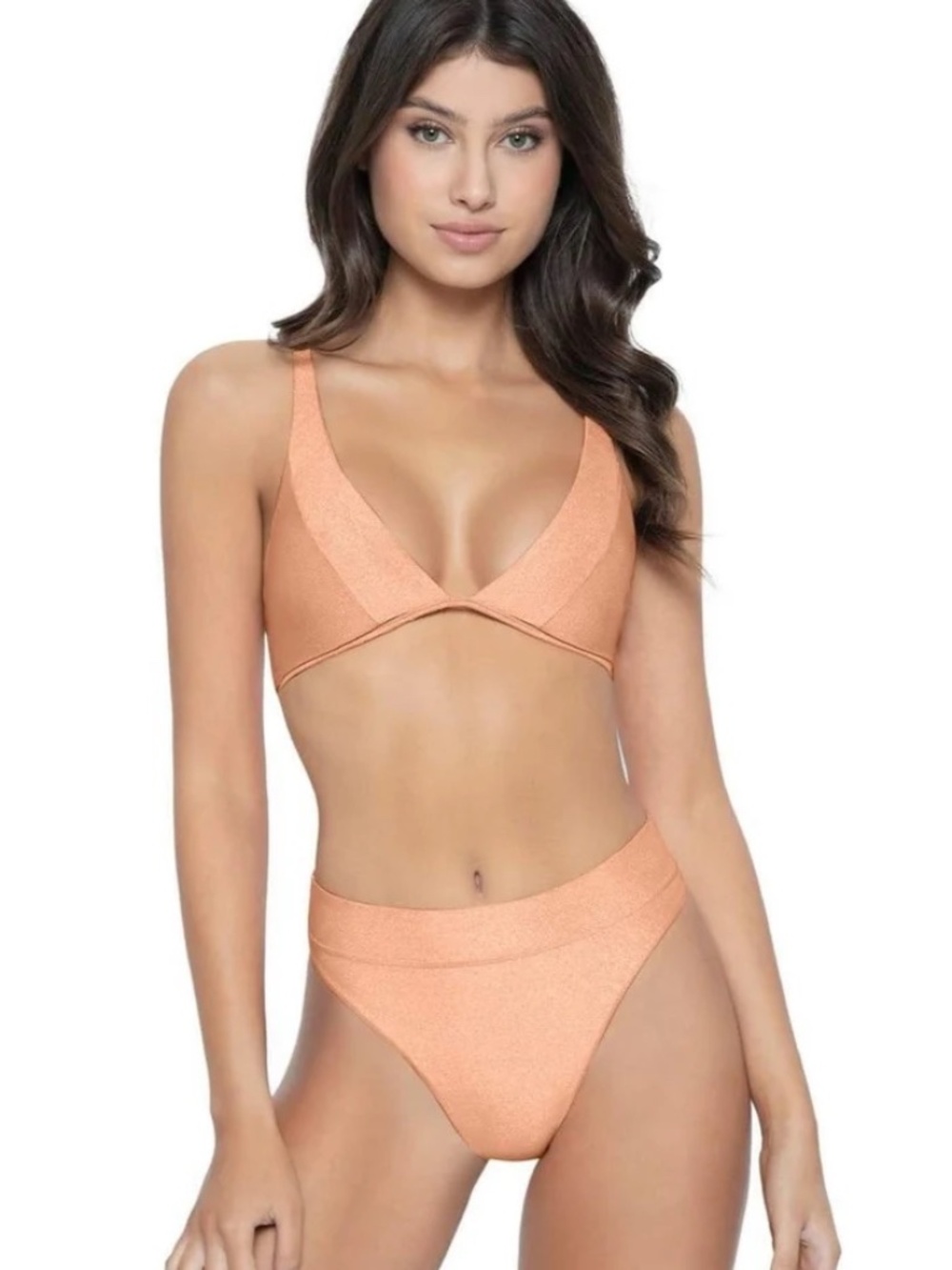 NWOT PQ SWIM Citrine High Waist Full Bottoms